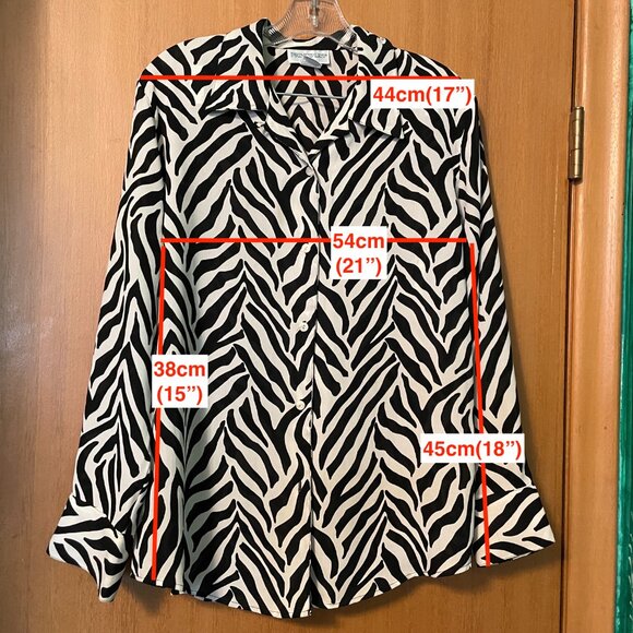 Principles Zebra Patterned Long Sleeve Blouse - Picture 2 of 7